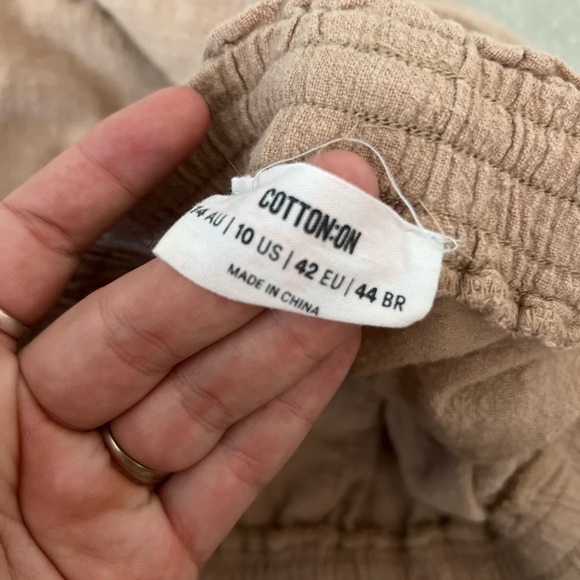 COTTON ON linen-feel pants - Picture 2 of 2